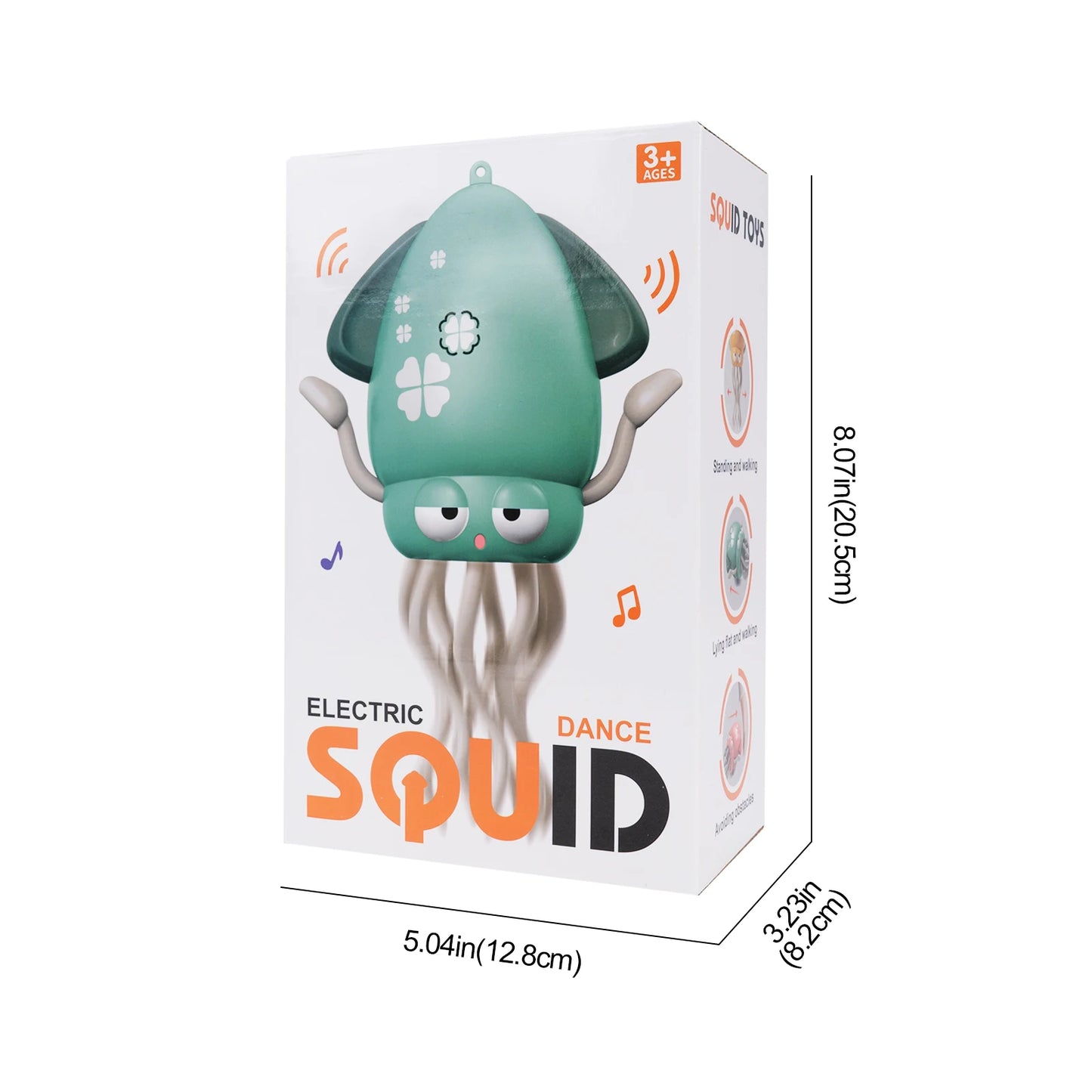 2025 New Electric Dancing Squid Toys Crawling Dancing Automatic Obstacle Avoidance Octopus Sensor Toy With LED Lights & Music