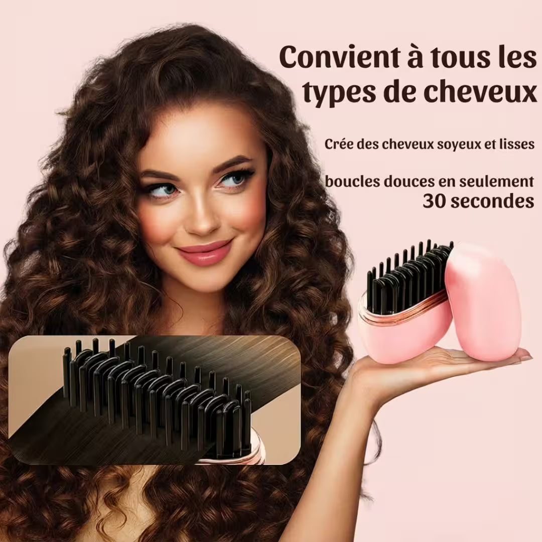 Mini Lisseur sans fil : Coiffures Rapides en Déplacement