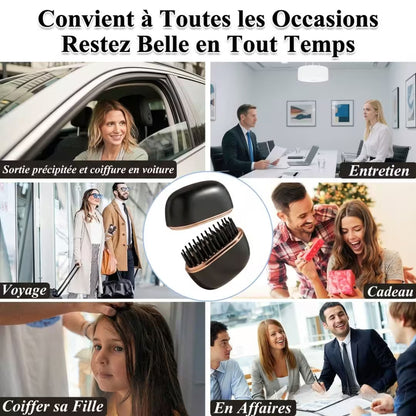 Mini Lisseur sans fil : Coiffures Rapides en Déplacement